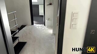 Hunt4k! Hot Curvy Slut Fucks Stranger's Monster Cock on Street!