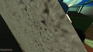 i saw store girl riding bbc so i groped and fucked him cowgirl with my friend outside