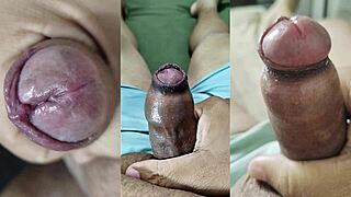 my small foreskin cock compilation with neighbor's juicy squirt