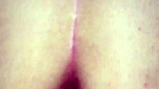 Fat white bbw ass stretched wide by massive bbc pounding