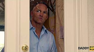 Can Blonde Teen Resist Daddy's Mature Cock? Daddy4k Oral Chance She Won't Miss!