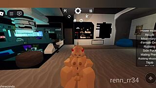 Sultry demon blonde seduces monster cock in roblox r34