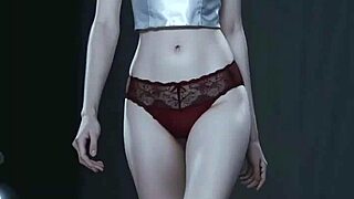 Ai Girls Barefoot In Lingerie Panties Strut Fashion Runway?