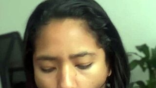 deep sloppy blowjob from cute latina wife nysdel amateur couple