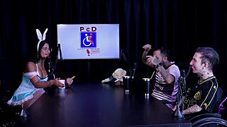 she loves my big balls slapping her pussy in 69 with butt plug swing cast tifany rocha