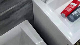 stepmom walks in on my naked jerk off and grabs my fat cock for handjob