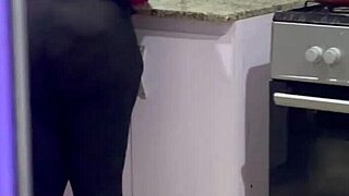 hidden cam catches housekeeper's bbw fat ass peeking