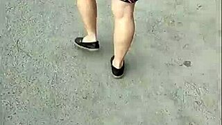 street whore upskirt tempts young student in lingerie