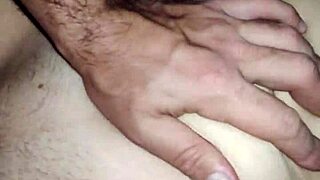 Amateur couple films hot skinny latina wife's wet play