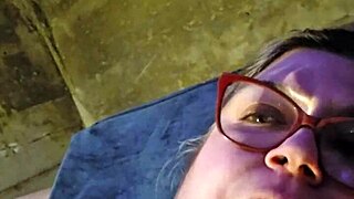 Curvy BBW's First Dildo Tease on Massive Tits Solo