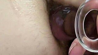 envy x's tight holes gaped wide by huge toys and cock