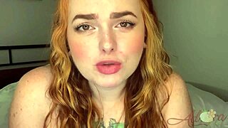 building confidence through sissification with cute redhead femdom in panties preview