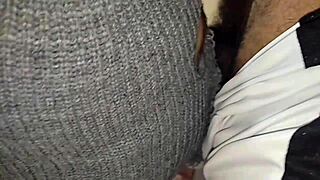 Casado Hides Ring Bends Over For Muscular Black Pounding