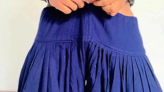 misslili's big round ass gapes on homemade dildo anal