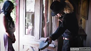 Lesbian Couple Forces Priest To Lick Beavers! Big Tits Petite Pussies Domination