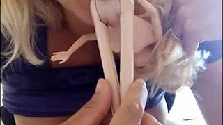 Submissive fuck doll milf silicone tits crave lesbian insertions