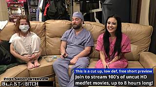 blaire celeste's shaved pussy overflows with thick creampie load