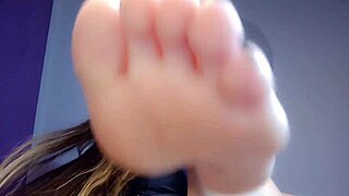 femdom feet worship in bdsm fetish session