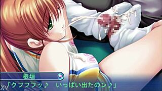 blond cheerleader cutie itagaki teases in shortmovie part 03