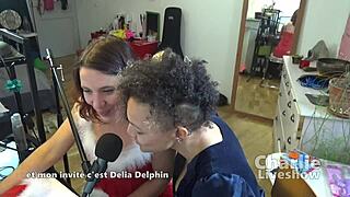 Teen mouse orgasms hard with rabbit toy close up