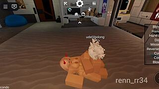 Sultry demon blonde seduces monster cock in roblox r34