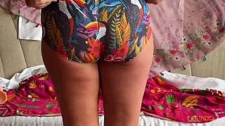 ketria rams anal dildo chair sits fucks tasty ass deep