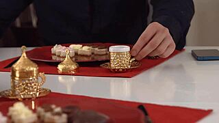 Megan Glock endures MMF threesome double penetration