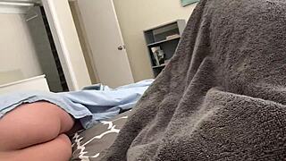 bratty stepsis jerks your cock till cumshot explosion koochie kachow!