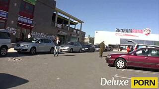 big tits milf fingered bent over anal fucked hard after parking pickup