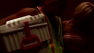 Jenny Lopez bends over showing perfect ass while getting fucked spoon style