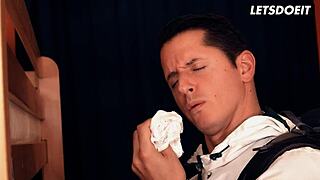 Petite Russian Teen Banged Hard in German Hostel