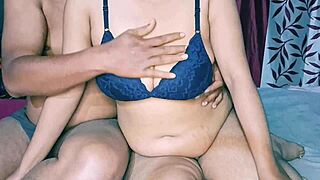 desi indian bhabhi's big natural boobs juicy wet pussy massage