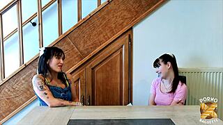 tutty the sublime brunette milf devours this cock in lingerie and stockings frenzy