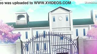 What if hentai wife sneaks boss's cock bending over for animated creampie doggystyle orgasm