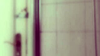 big dick guy carefully shaves his thick penis smooth