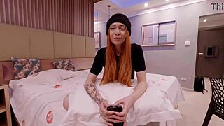 personal i start the delicate pink redhead as porn model with big cock interracial riding and submissive moaning