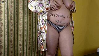 my cheating wife took real creampie cuckold session before after