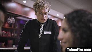 Slutty Bride Cheats on Hubby with Waiter's Deep Thrusts