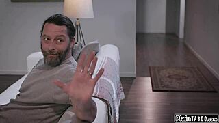 Two Old Dads Dominate Petite Teen with Big Cocks and Deepthroat