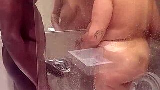 Rosina Gags Deep On Tony's Thick Monster Cock Steamy Suck-Off