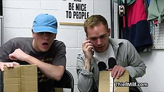 What if she turns around while sucking officer's cock?