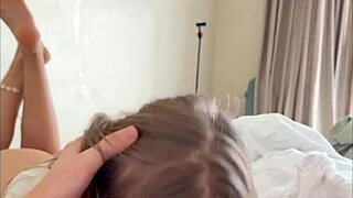 hey mira david wakes me up with morning head then rides my big cock wild