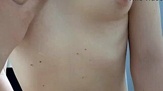 hey babe, love touching your beautiful small tits during massage