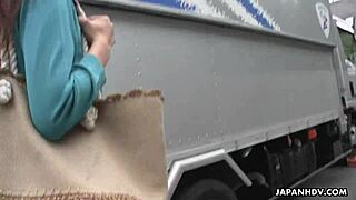 Japanese brunette Tomomi Matsuda fingered hairy pussy vibrator uncensored