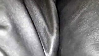 squeaky leather stilettos hug her fetish heels and boots perfectly