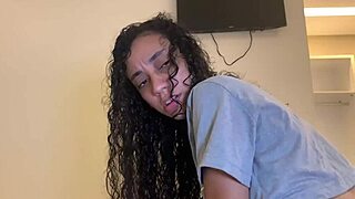 caught stepbrother masturbating sat on his cock tight pussy help!