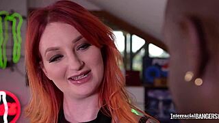 Watch redhead zara durose milf get rough interracial banging by big cock group