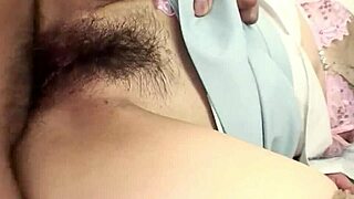 old ugly boss seduces my tight hairy pussy creampie office