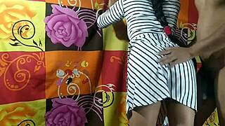 ever wonder how this desi tamil auntie takes that massive cock doggystyle on her bed?