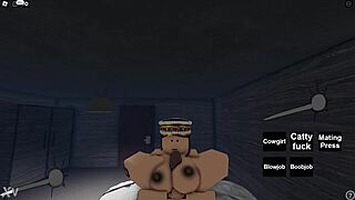 What if busty English queen tricked a Roblox noob into wild titty fucking?